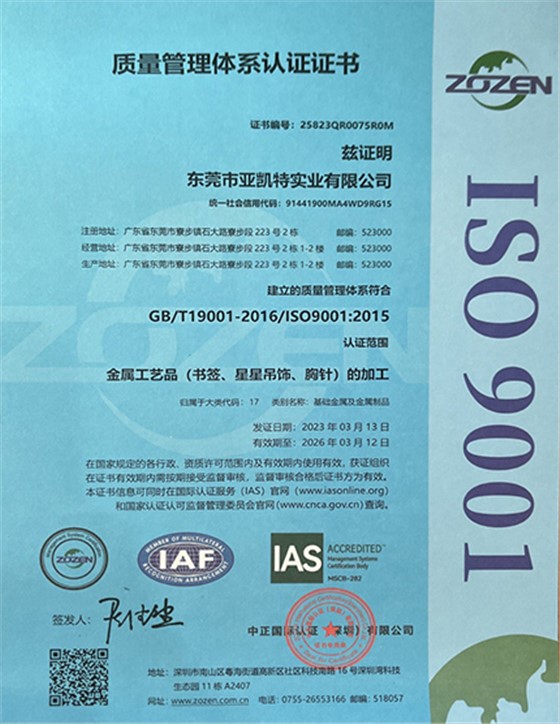 ISO 9001 CN