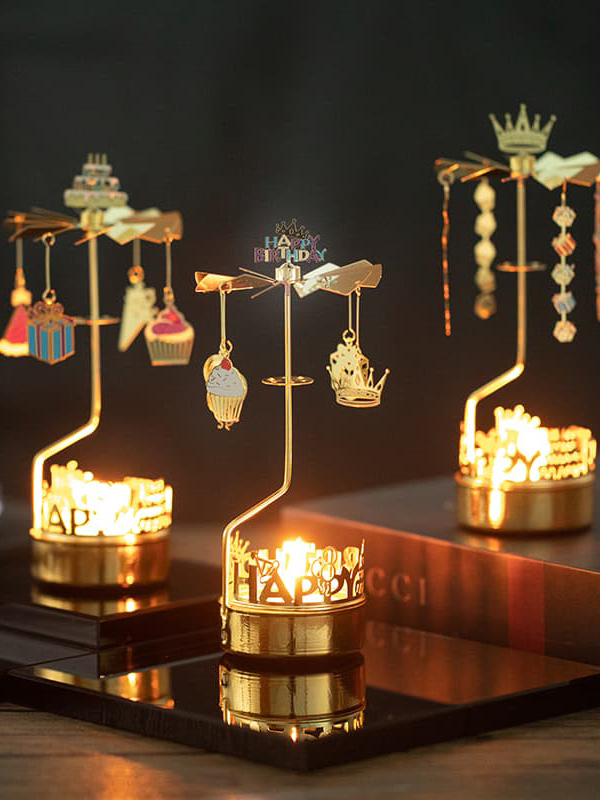 生日PARTY旋转烛台-SSC230021B 生日PARTY旋转烛台-SSC230021B
